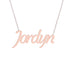 Gold Name Necklace - Jordyn